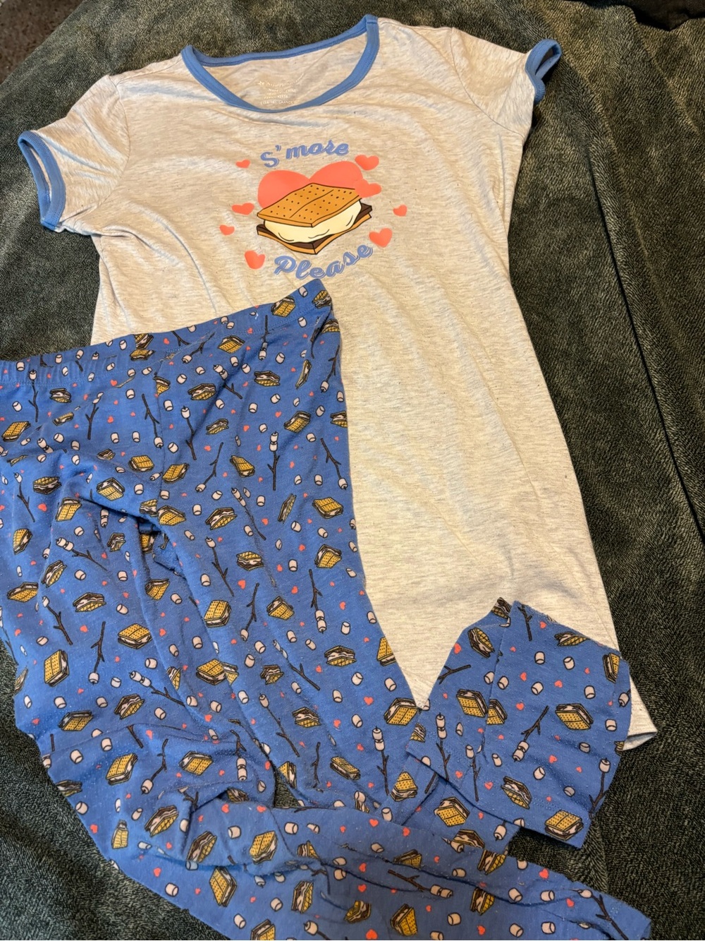 American Girl S'more Print Pajama Set